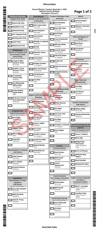 Sample Ballot