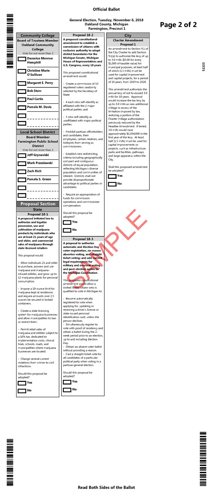 Sample Ballot