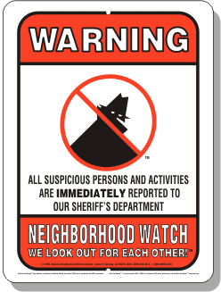 Neighborhood Watch Sign